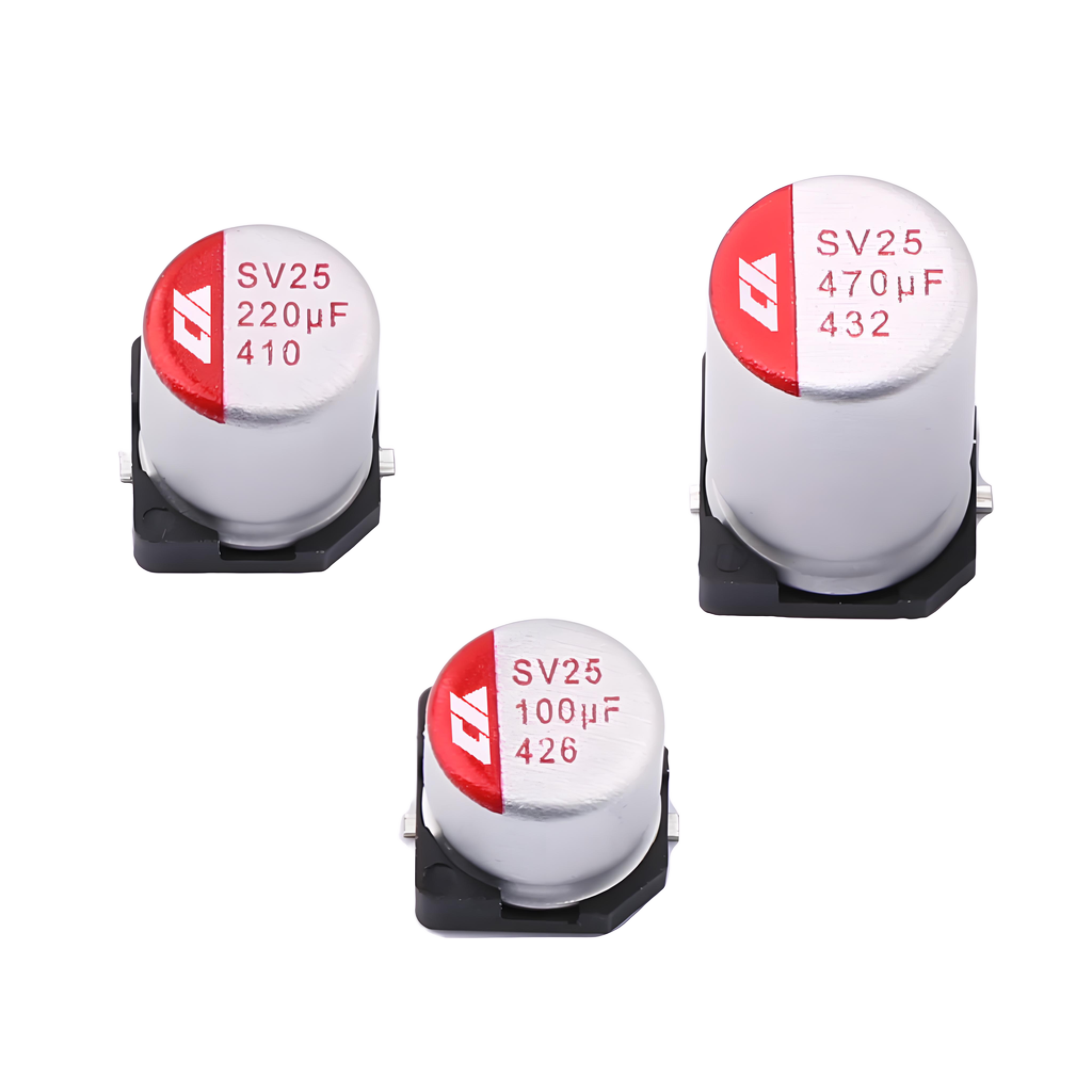 SV系列100uF 35V ±20%SMD D6.3XL5.8mm